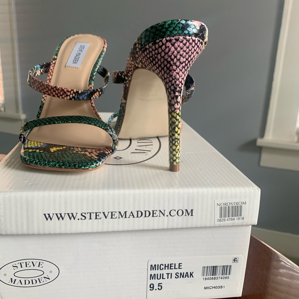 Steve Madden Multi Snake Print Sandal